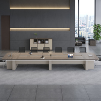 Mobilier de Bureau : Ensemble de Table de Conférence Moderne pour Salle de Réunion