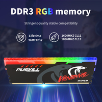 Para Memoria RAM RGB DDR3 de Escritorio 1.5V 1333MHz/1600MHz Compatible con ECC 4GB/8GB Usada en Stock con Garantía de Por Vida