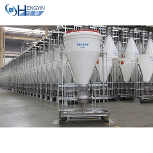 Nuovo Miglior Prezzo HENGYIN <span class=keywords><strong>HYG</strong></span> F01 Mangiatoia Automatica Intelligente in Plastica Bianca 65KG 100KG 140KG per Alimenti Secchi e Umidi Lunga Durata per Suini - Product Image 6