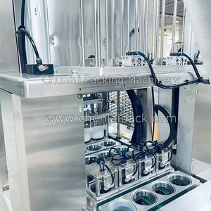 Machine automatique de remplissage et de bouchage de dômes pour glaçons avec moteur, 4 coupes par cycle, application pour boissons - Product Image 2