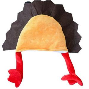 Accesorios de Decoración para Fiestas de Disfraces, Sombreros de Pavo de Peluche para el Día de Acción de Gracias, Sombreros de Disfraces Novedosos - Product Image 5