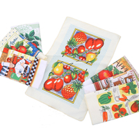 YOUCAN Sublimatieprint Absorberende Snel Droogende Rechthoekige Fruit/Groente/Chef Home Doeken