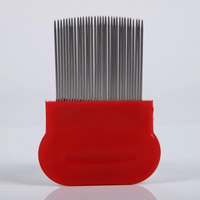 Peigne anti-tête de monstre personnalisé en acier inoxydable pour animaux de compagnie, brosse à poils, peigne anti-puces
