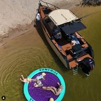 6.25m Gospel V Hull Bateau de pêche en aluminium avec moteur hors-bord Petite cabine ouverte pour les loisirs sportifs pour les voyages de pêche en mer
