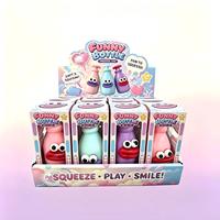 Bouteille de dessin animé amusante à grande bouche, souple et moelleuse, anti-stress, à presser, jouet sensoriel, mignonne, pour farces, décompression, coffret cadeau, vente en gros