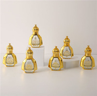 Bouteille d'huile essentielle personnalisée de luxe, flacon à roulettes doré/argenté de 10ml