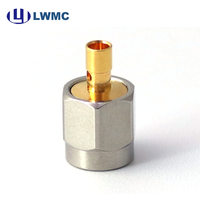 Adaptador Coaxial RF de Alta Precisión SMA Macho para Soldar, de Fácil Desmontaje, para Equipos Médicos de Control Industrial y Cable CXN3506