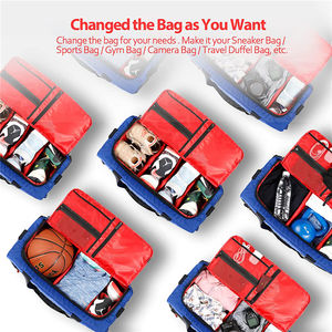 Sac à roulettes pour vêtements de sport, personnalisé, sac de sport avec compartiment pour chaussures, grand sac de costume, sac de voyage, ensemble organisateur de <span class=keywords><strong>bagage</strong></span>, fourre-tout, sacs de voyage - Product Image 6