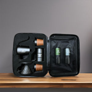 Kit de préparation de café tout-en-un pour l'extérieur, design classique en acier inoxydable 304, respectueux de l'environnement, ensemble de voyage, qualité excellente, marque OEM - Product Image 4