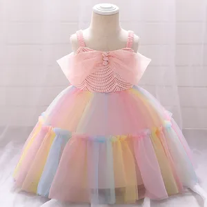 नई फैशन सेक्विन फूल लड़की पोशाक पार्टी जन्मदिन शादी की राजकुमारी बच्चा बेबी लड़कियों के कपड़े बच्चों बच्चों लड़की Dres