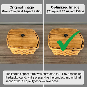 Panier de rangement en bois écologique fait main de qualité supérieure avec poignées, organisateur moderne pour la cuisine, la salle de bain, la chambre à coucher, le salon - Product Image 2