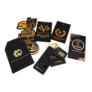 2025 mát mẻ Lá Vàng tem treo tag mạ vàng in ấn logo vàng tay thẻ - Product Image 1