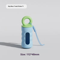 Dispensador de Bolsas para Excrementos de Perro Recargable, Portátil, Libre de BPA, de Silicona, para Perros y Gatos, Precio de Fábrica Petop