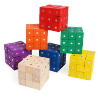 Jouets éducatifs en bois Montessori JET OEM, cube magique gratuit pour le développement de la logique des enfants, jouets éducatifs pour enfants