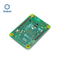 Raspberry Pi Série CM4 CM4102008 Processeur Quad-core 64 bits 1,5 GHz 2 Go de RAM 8 Go EMMC Décodage matériel 4Kp60 Gigabit Ethernet SMD Faible encombrement