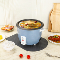 Olla Arrocera Eléctrica Multifuncional Mini al por Mayor, Taza Medidora, Olla Interior Antiadherente de Acero Inoxidable, Utensilios de Cocina Portátiles para el Hogar