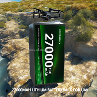 Заводская цена 6S 12S 18S 27000mah NMC 25C 1919Wh полутвердотельный литий-ионный аккумулятор для самолетов UAS UAV и дронов VTOL