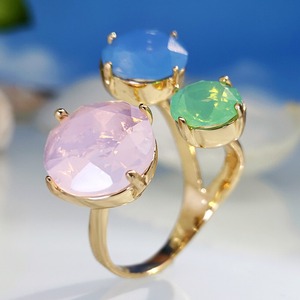 Three Color Design Open <b>Ring</b> Women Fashion <b>Ring</b> <b>Adjustable</b> Finger Accessory Unique Style - Product Image 6