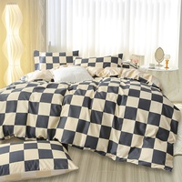 Ensemble de couvre-lit matelassé à ultrasons imprimé de luxe, couvre-lits imprimés matelassés pour toutes les saisons avec couvre-lit et taies d'oreiller