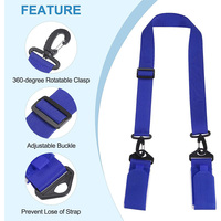 Sangle de transport multifonctionnelle en nylon pour skis et bottes de ski, réglable, avec logo personnalisé
