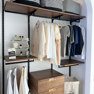 Set di Mobili <span class=keywords><strong>per</strong></span> Camera da Letto <span class=keywords><strong>per</strong></span> Bambini Design Giapponese <span class=keywords><strong>Armadio</strong></span> in Legno Regolabile con Ante in MDF e Spazio Appendiabiti <span class=keywords><strong>per</strong></span> Camerette - Product Image 6