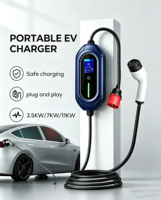 Chargeur de voiture électrique en gros 3.5KW 7KW 16A 32A, station de recharge EV portable avec courant réglable