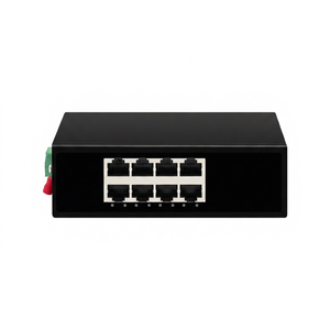 Switch Ethernet industriel 8 ports 100 Mbps et 1 port Gigabit avec 1 port Gigabit RJ45 et 1 port SFP 10G - Product Image 1