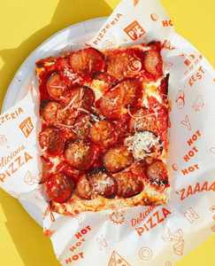 กระดาษห่ออาหารกันไขมันแบบพิมพ์ลายเองสำหรับอาหารจานด่วน ไก่ทอด แซนวิช และเบอร์เกอร์ - Product Image 4