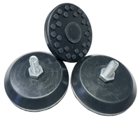 Pied de meuble réglable personnalisé en silicone, caoutchouc EPDM, NBR, NR, avec écrou, pour nivellement domestique, dureté 30~90 Shore