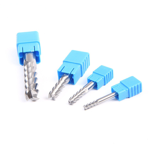 Fraise en carbure de tungstène HRC55 revêtue de TiN, 3 dents, à une seule tranchant, fraise à queue en carbure monobloc, outil CNC - Product Image 2