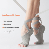 Chaussettes de danse en dentelle antidérapantes pour le yoga, chaussettes souples pour femmes, idéales pour les sports d'intérieur et l'usage quotidien – Vente en gros en dropshipping