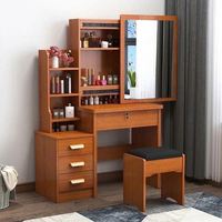 Meubles de maison, nouvelle conception, prix bas, coiffeuse tendance en MDF, table de maquillage pour filles
