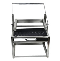 Barbecue automatique rotatif pour la maison et le jardin, four à griller surélevé et épaissi, température constante, idéal pour le camping en extérieur
