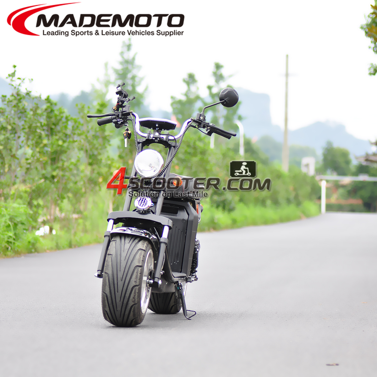 4000W Ztech Electric Scooter - Zoomer Zinc EEC COC Citycoco