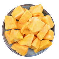 Guoyue Vacuüm Gevriesdroogde Mango Met Chocoladeplak Fd Mango Dobbelsteen Lyofilizovaan Fruitpoeder