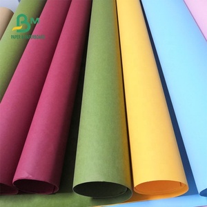 Green / Pink / <strong>Orange</strong> 0.55mm Washable Kraft <strong>Paper</strong> for Storage Bag Durable Waterproof - Product Image 2