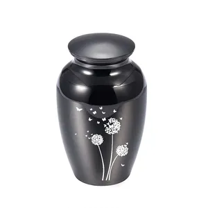Frasco decorativo de mariposa de diente de león, urnas de cremación para cenizas de mascotas, recuerdo conmemorativo funerario de recuerdo de amor pérdida - Product Image 1