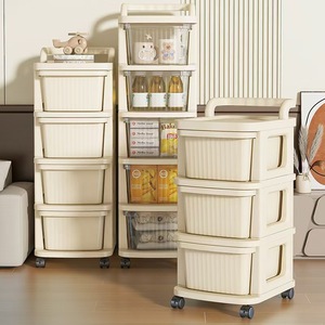 <b>Plastic</b> <b>Storage</b> <b>Drawer</b> Cart <b>5</b> Tier Mobile Organizer For Toys Food Stationery Home Bedroom Living Room - Product Image 1