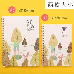 Fournitures de bureau scolaires en gros, impression personnalisée, cahiers spirales A5 B5 70 feuilles pour l'écriture générale et la prise de notes - Product Image 5