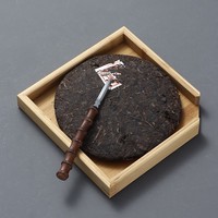 Nouveau Couteau à Thé Artisanal en Acier Inoxydable à Motif Damas avec Manche en Bambou Style Zen Chinois, Aiguille à Thé Puer, Piqueur de Thé