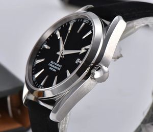 Blue Dial <b>Mechanical</b> <b>Watch</b> Automatic Winding Stainless Steel Case Leather Strap 41mm 20mm Analog Date Business Casual Luxury - Product Image 2
