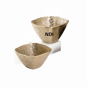 Cuenco de Metal dorado de calidad superior, mesa de comedor, centros de mesa, cuenco para servidor de frutas, cuenco de Metal de nuevo diseño - Product Image 1