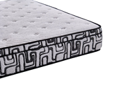 Matelas en latex naturel pour hôtel, tailles King, Queen, Full-size, 10/12/14 pouces, bon marché, enroulé en boîte, avec mousse à mémoire de forme et ressorts ensachés