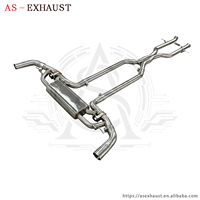 Sistema de Escape Catback con Válvulas SS304 para Mercedes GLE63 ML63 W166, Sistema de Silenciador de Alto Rendimiento con Control Remoto