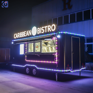 Remorque de restauration mobile CAMPTRL, cuisine entièrement équipée, <span class=keywords><strong>camion</strong></span> de restauration avec cuisine complète pour la vente de restauration rapide, pizzas et burgers - Product Image 2