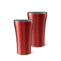 Mug à café isotherme 304 en acier inoxydable de 12 oz, avec intérieur en céramique et couvercle, couleur et logo personnalisables – Meilleures ventes