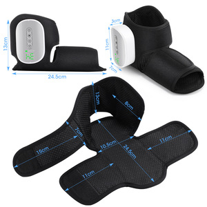 Masseur de pieds à double sac, 3 modes de thérapie des pieds, 4 niveaux de thérapie thermique, massage relaxant par pétrissage, masseur pour pieds et chevilles - Product Image 4