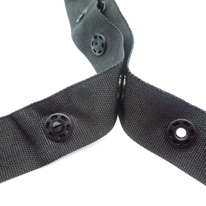 Dệt may nhà bền 100% <span class=keywords><strong>Polyester</strong></span> nhuộm Snap Nút băng cho phụ kiện may mặc - Product Image 2