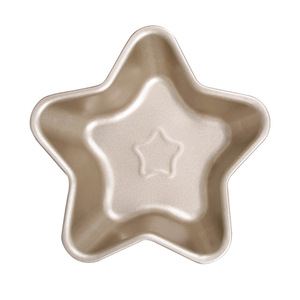 Molde para Pastel Mini Estrella, Dorado y Negro, de Acero al Carbono Antiadherente, Herramienta para Hornear, Molde para Repostería Casera - Product Image 5