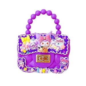 Cartoon Silicone <b>Diy</b> Handbag <b>Kit</b> For Kids Craft Gift 4-6Y - Product Image 5
